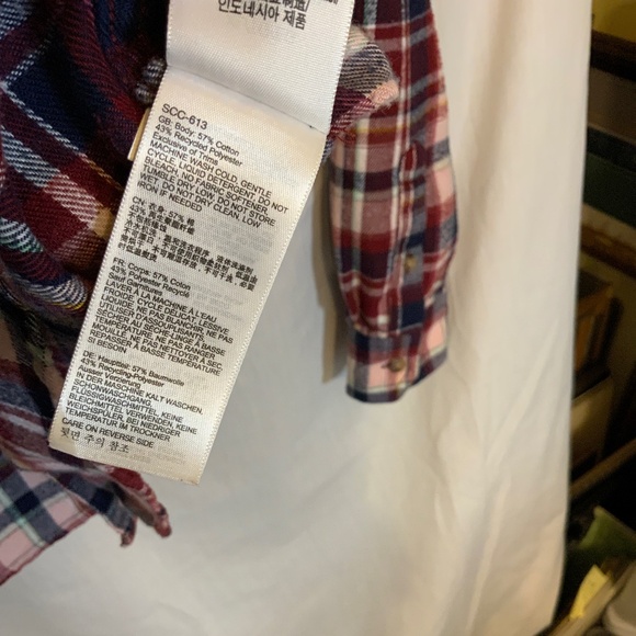 Plaid MARMOT Woman’s Flannel Shirt - Picture 4 of 7